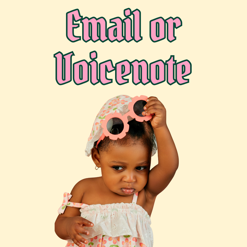 Email or Voicenote Readings