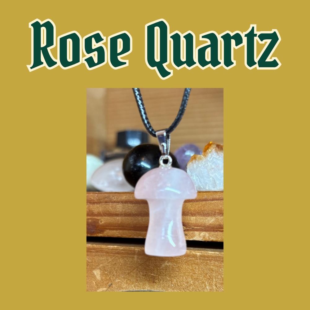 Crystal Mushroom Necklaces