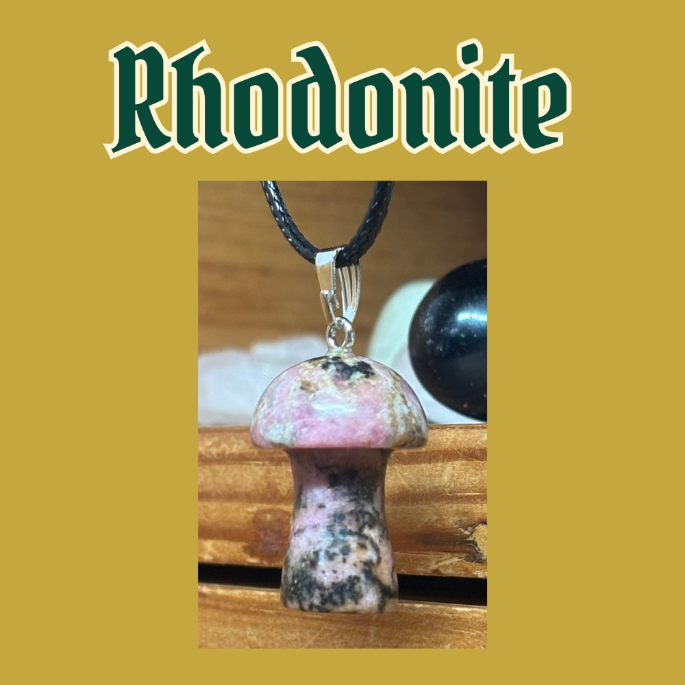 Crystal Mushroom Necklaces