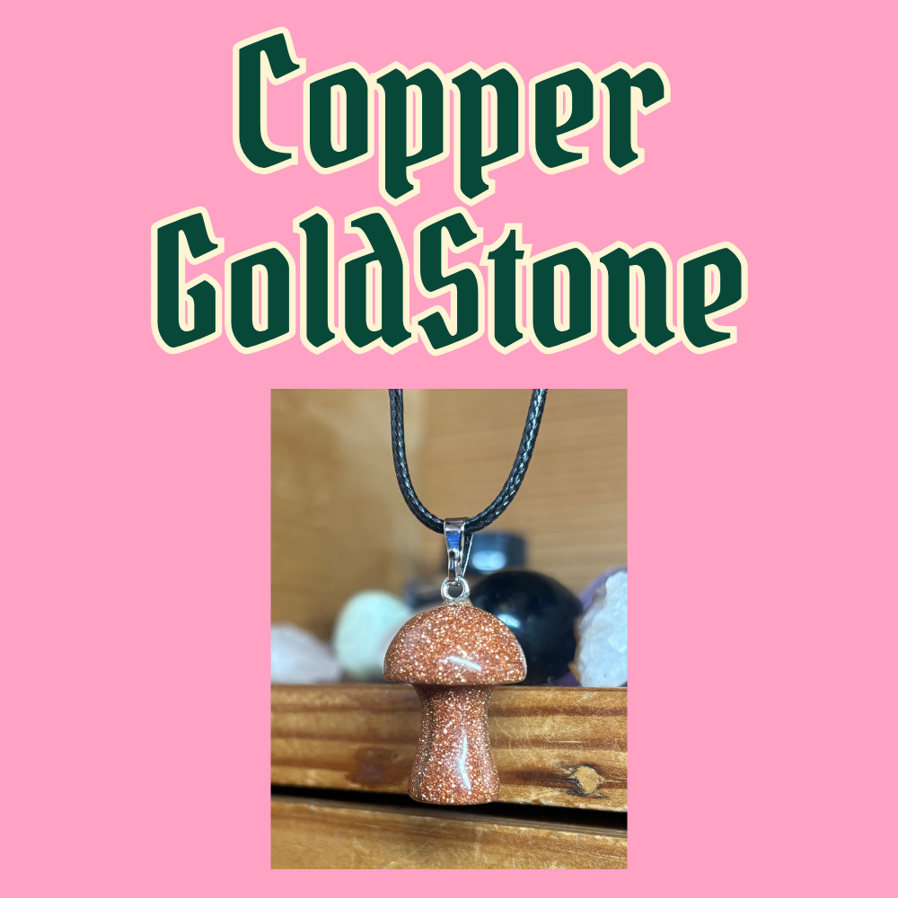 Crystal Mushroom Necklaces