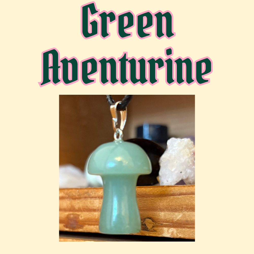 Crystal Mushroom Necklaces