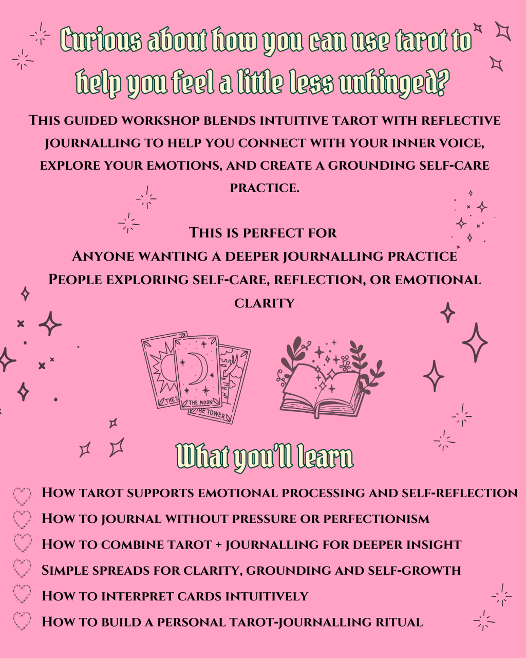 Journaling with Tarot Workshop - Northwich Queer Collective