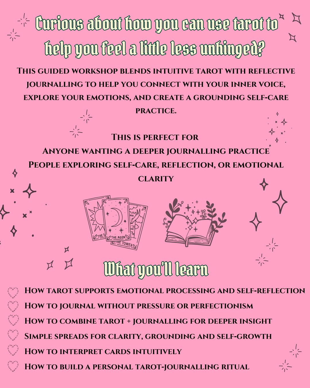 Journaling with Tarot Workshop - Northwich Queer Collective