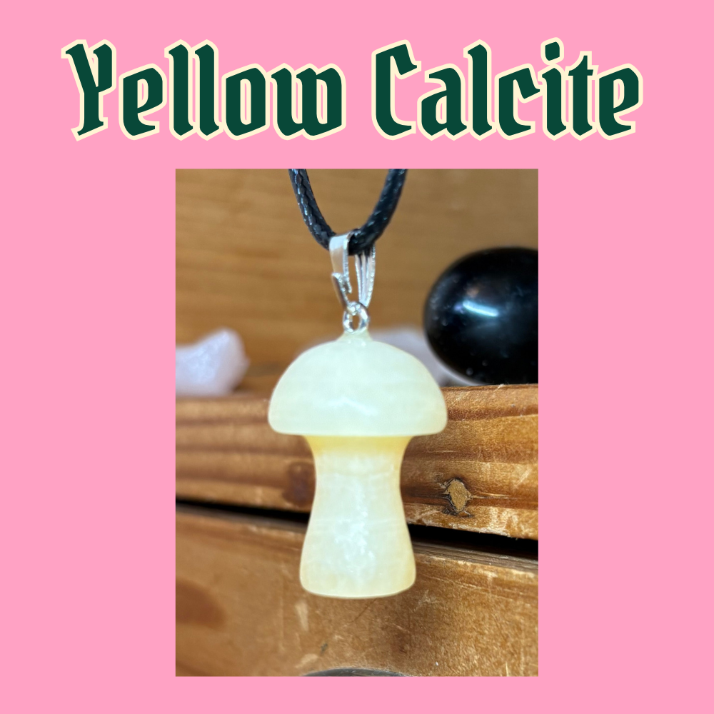 Crystal Mushroom Necklaces